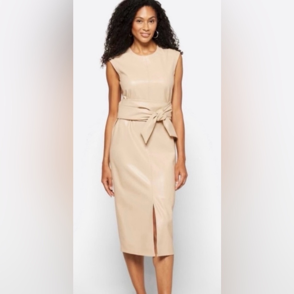 Modern Citizen tan new Pilar vegan dress